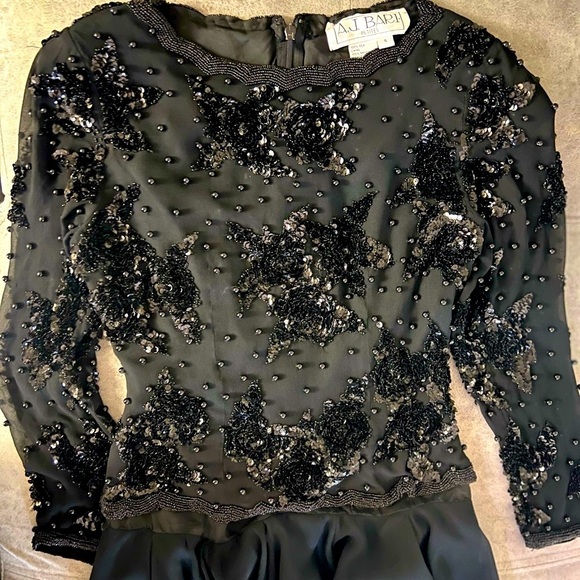 A.J. Bari Black Sequin Mini Dress✨ - Picture 6 of 16